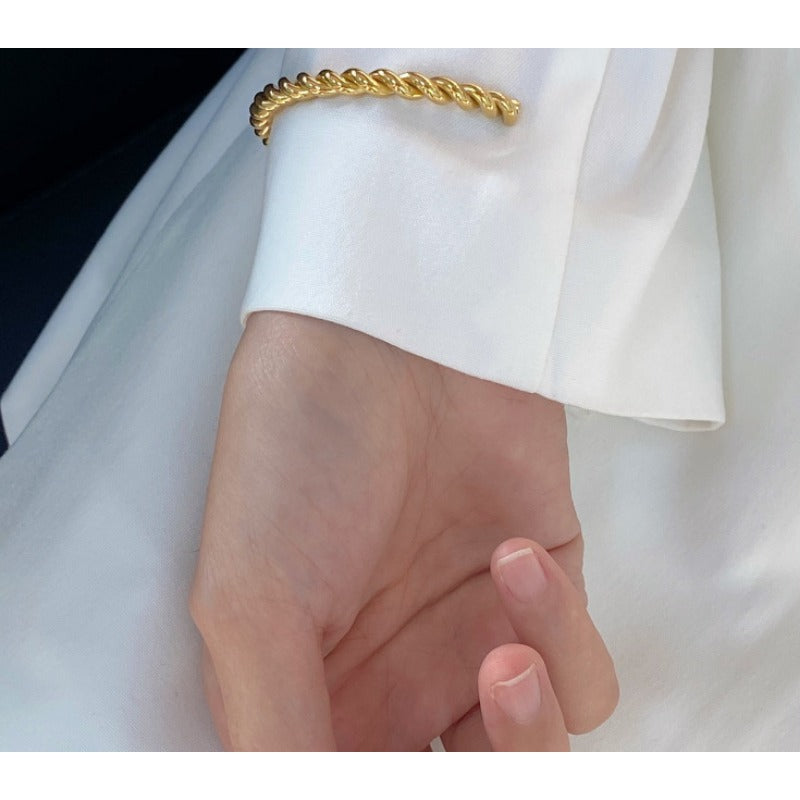 Wholesale Twist Fashion Titanium Steel Bracelet